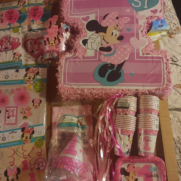 Minnie Mouse FUN TO BE ONE Party Bundle/LOT - Picture 2 of 11